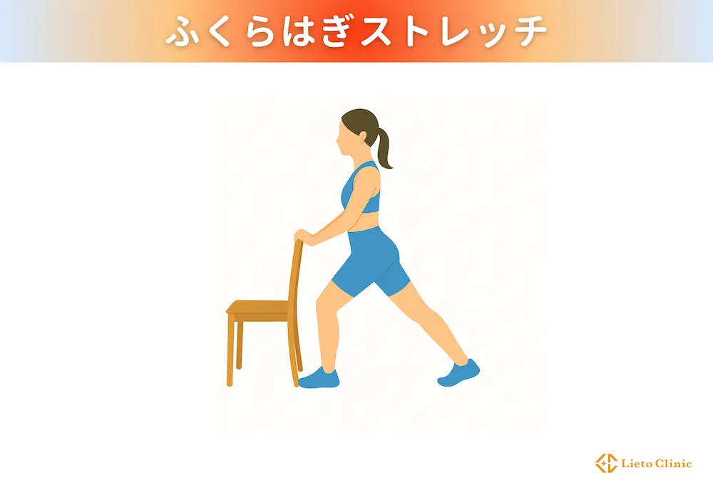 ふくらはぎストレッチ